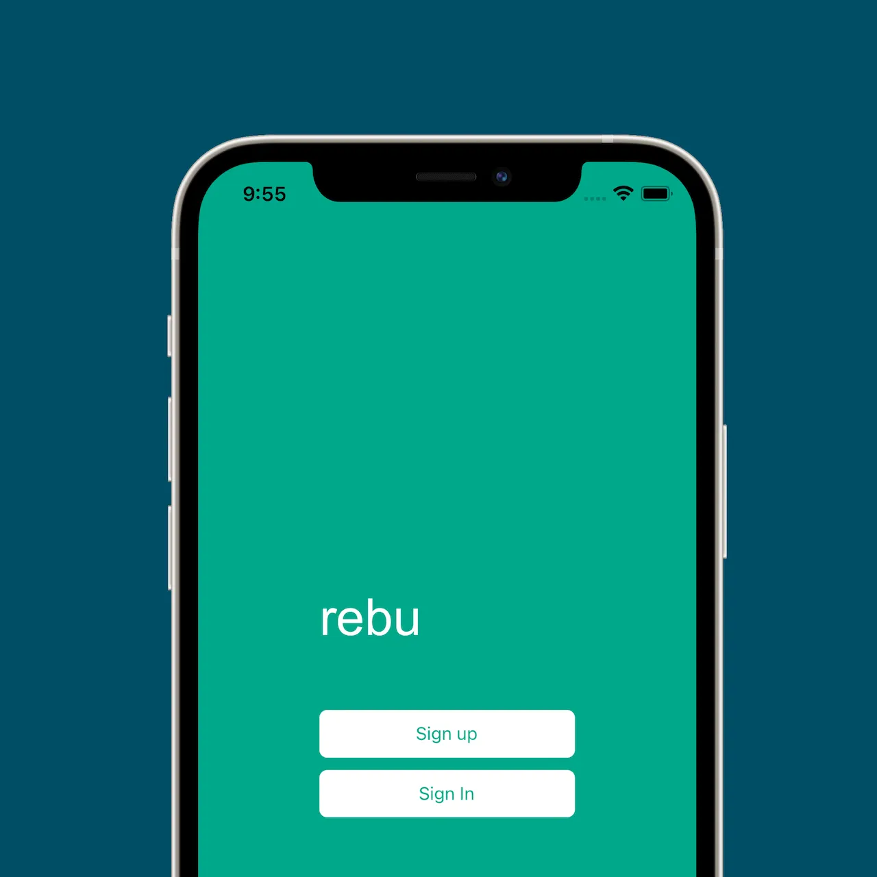 Rebu home screen